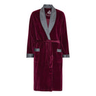 Bordeaux with sliver collar neck logo embroidery