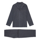Grey melange grey piping