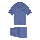 Light blue navy piping